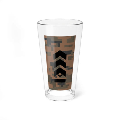 Mongolian Army MSG field (Mongolia) (Military Rank) Pint Glass 16oz 16oz - Go Mug Yourself