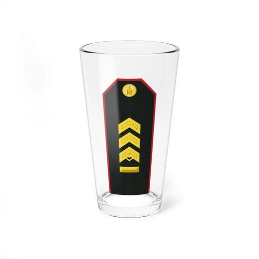 Mongolian Army MSG service (Mongolia) (Military Rank) Pint Glass 16oz 16oz - Go Mug Yourself
