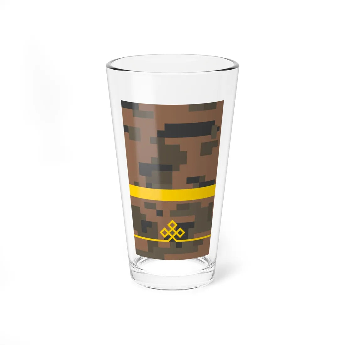 Mongolian Army PFCv field (Mongolia) (Military Rank) Pint Glass 16oz 16oz - Go Mug Yourself