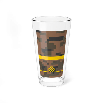 Mongolian Army PFCv field (Mongolia) (Military Rank) Pint Glass 16oz 16oz - Go Mug Yourself