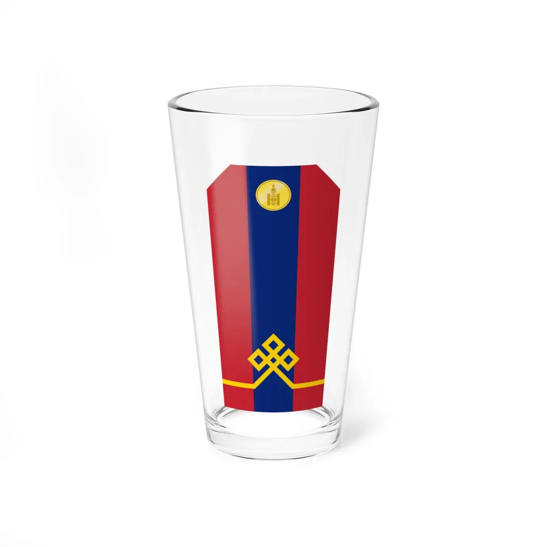 Mongolian Army Private parade 1990 1998 (Mongolia) (Military Rank) Pint Glass 16oz 16oz - Go Mug Yourself