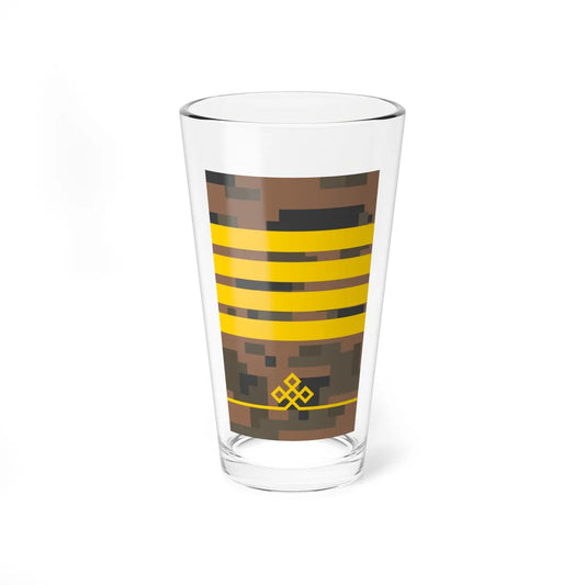 Mongolian Army SCPv field (Mongolia) (Military Rank) Pint Glass 16oz 16oz - Go Mug Yourself