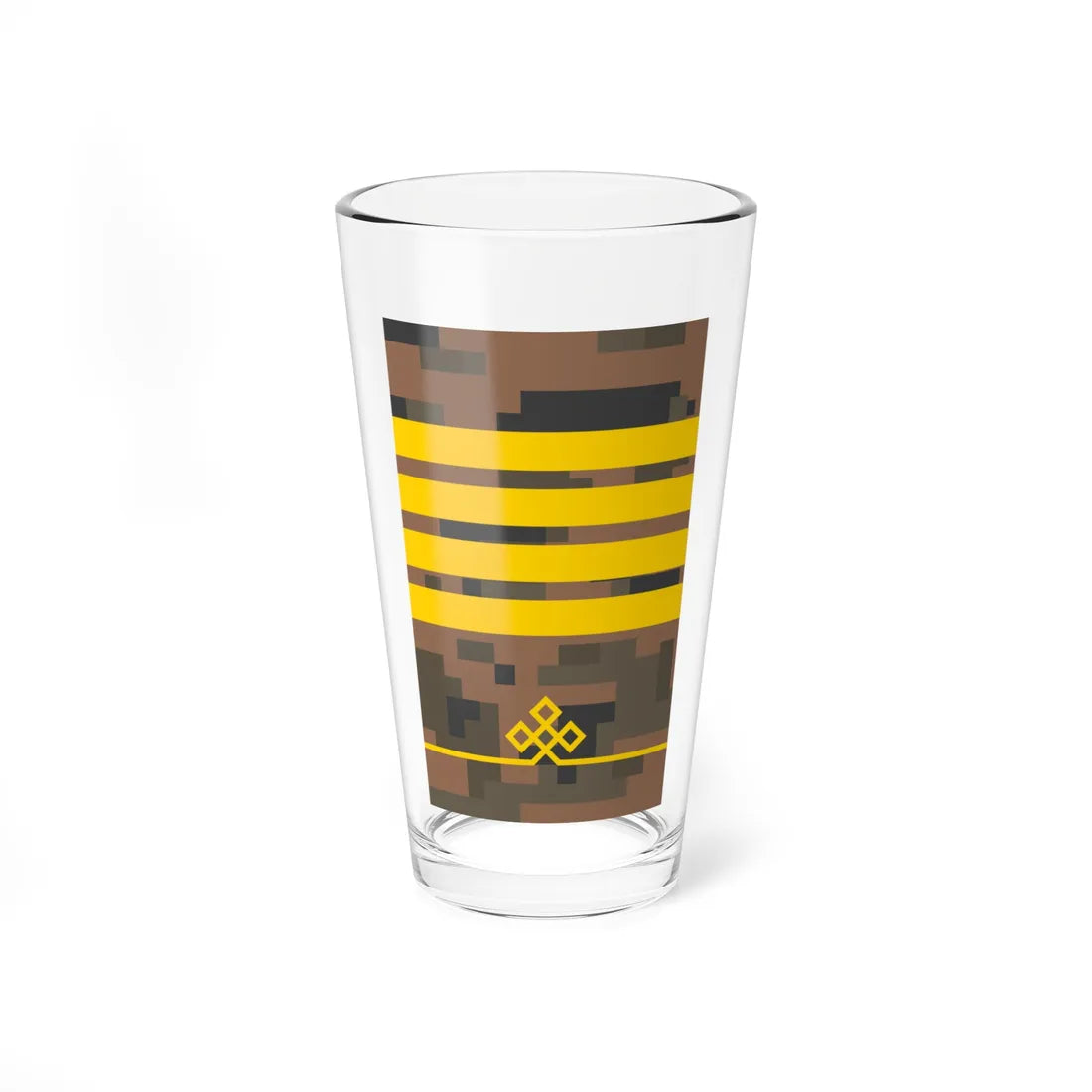 Mongolian Army SCPv field (Mongolia) (Military Rank) Pint Glass 16oz - Go Mug Yourself