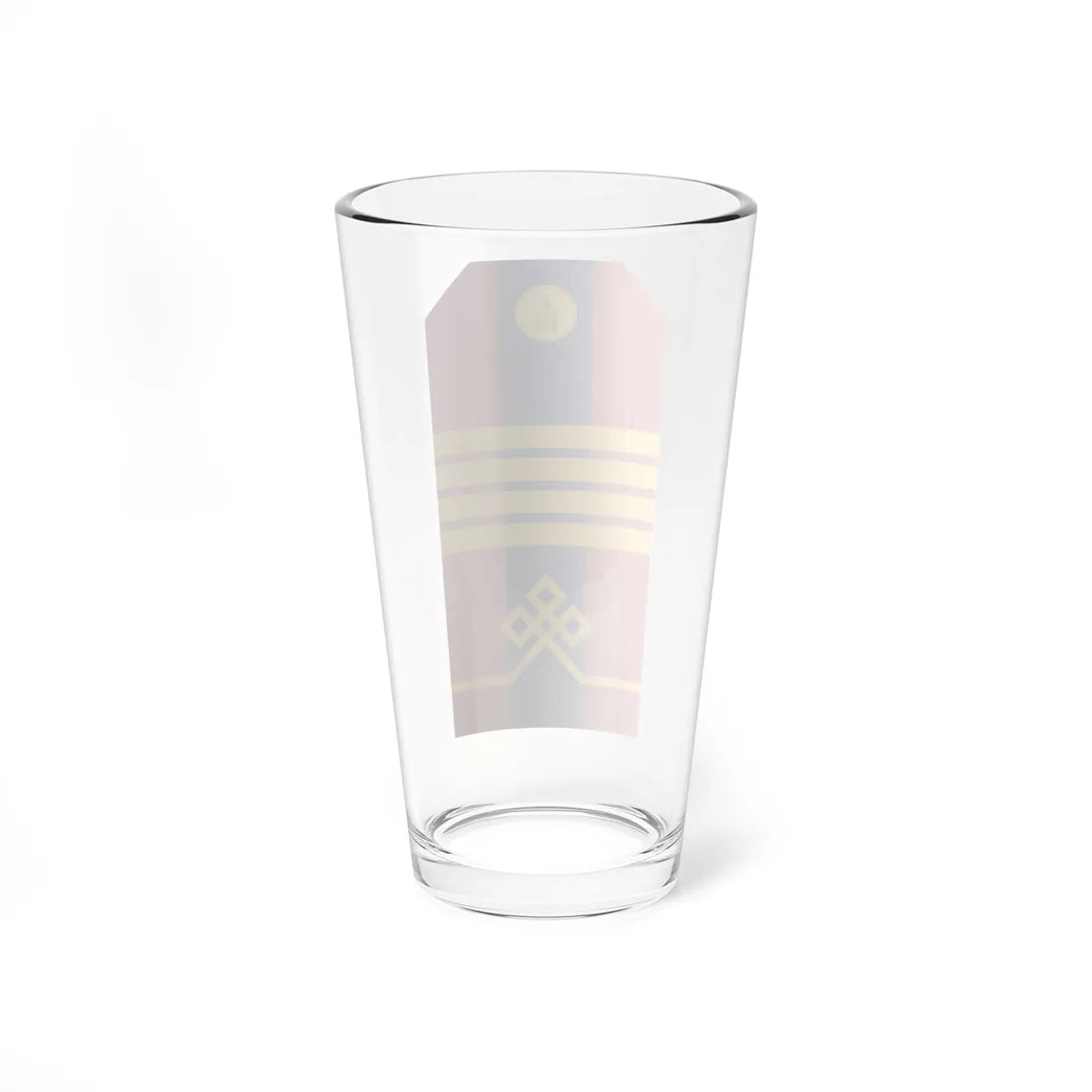 Mongolian Army Senior corporal parade 1990 1998 (Mongolia) (Military Rank) Pint Glass 16oz - Go Mug Yourself