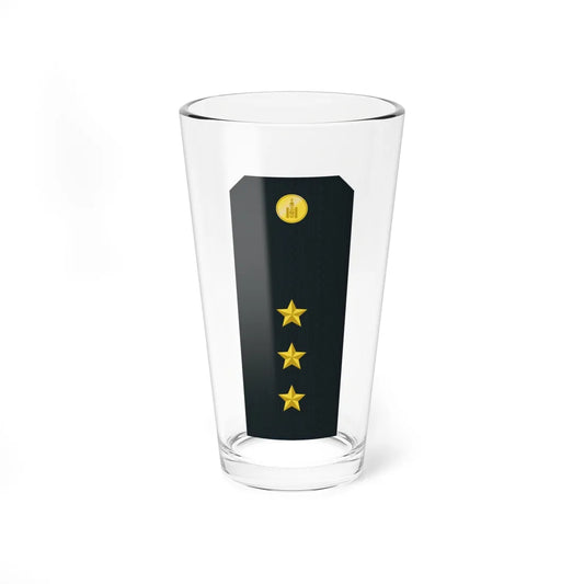Mongolian Border troops 1LT service (Mongolia) (Military Rank) Pint Glass 16oz 16oz - Go Mug Yourself