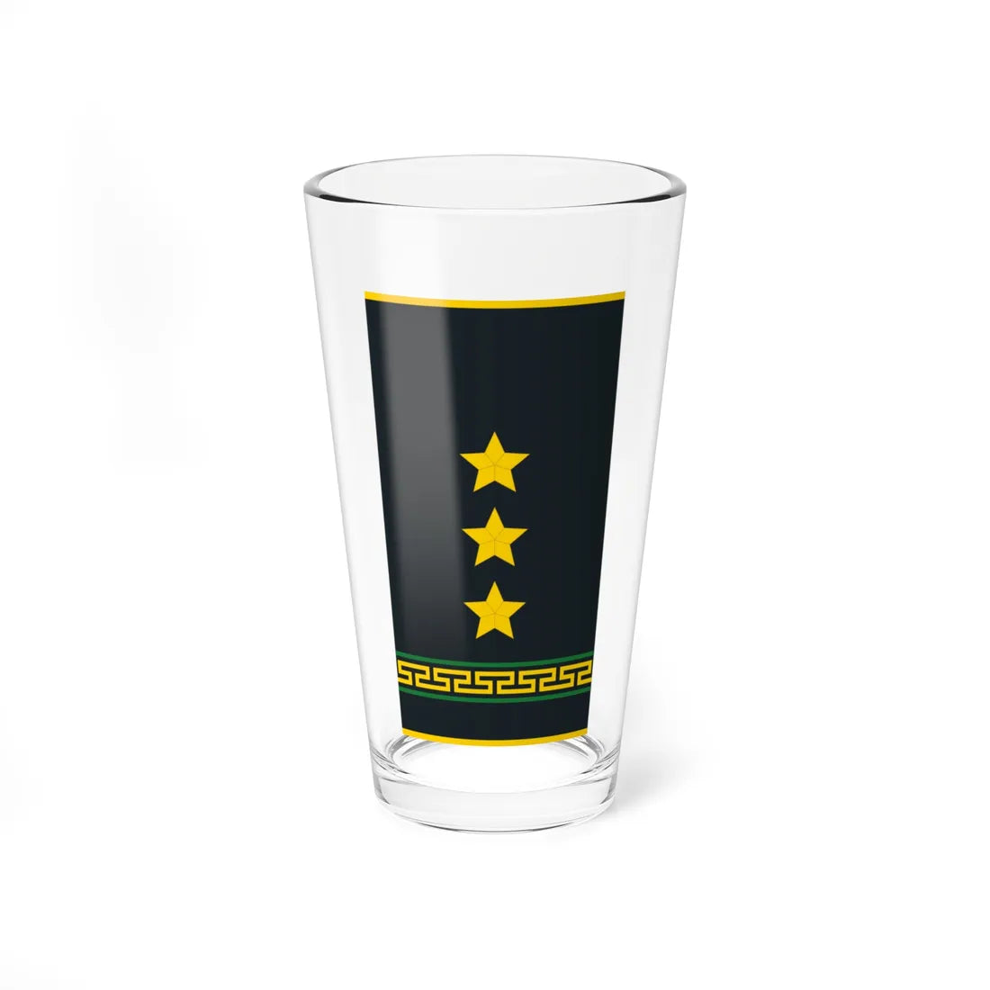 Mongolian Border troops 1LT shirt (Mongolia) (Military Rank) Pint Glass 16oz 16oz - Go Mug Yourself