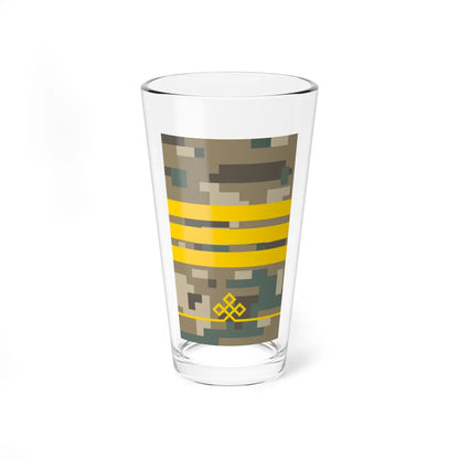 Mongolian Border troops CPLv field (Mongolia) (Military Rank) Pint Glass 16oz 16oz - Go Mug Yourself