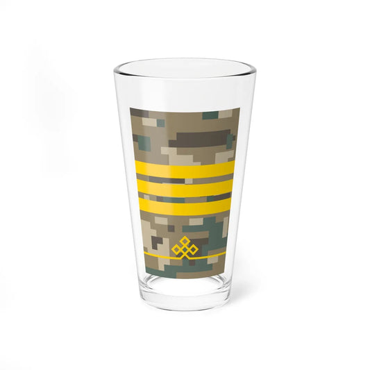 Mongolian Border troops CPLv field (Mongolia) (Military Rank) Pint Glass 16oz 16oz - Go Mug Yourself