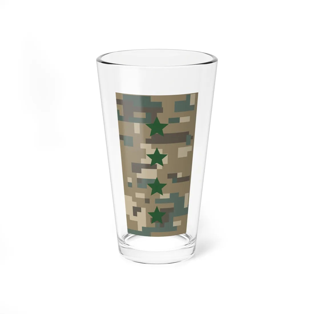 Mongolian Border troops CPT field (Mongolia) (Military Rank) Pint Glass 16oz 16oz - Go Mug Yourself