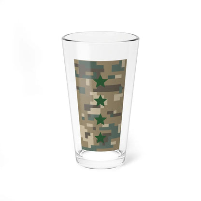 Mongolian Border troops CPT field (Mongolia) (Military Rank) Pint Glass 16oz 16oz - Go Mug Yourself