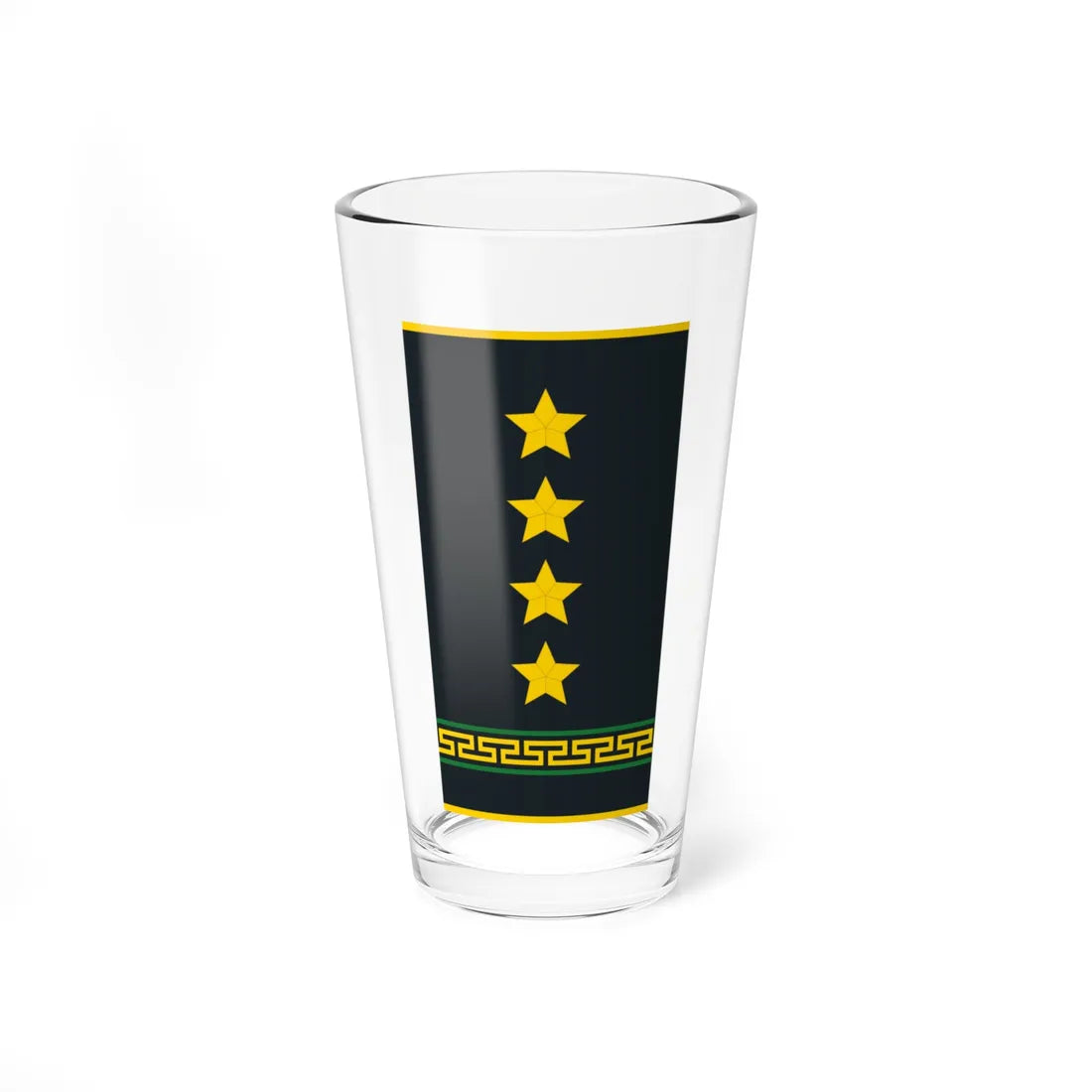 Mongolian Border troops CPT shirt (Mongolia) (Military Rank) Pint Glass 16oz 16oz - Go Mug Yourself
