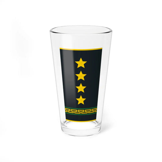 Mongolian Border troops CPT shirt (Mongolia) (Military Rank) Pint Glass 16oz 16oz - Go Mug Yourself