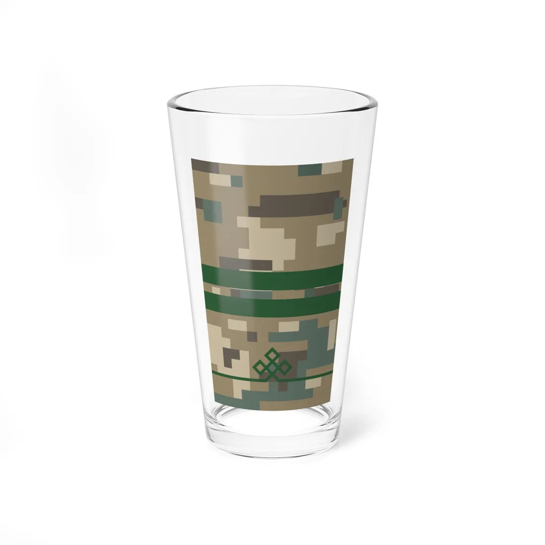 Mongolian Border troops JCP field (Mongolia) (Military Rank) Pint Glass 16oz 16oz - Go Mug Yourself
