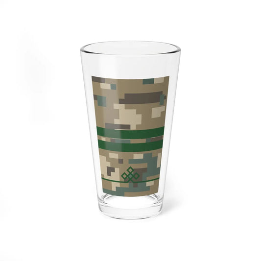Mongolian Border troops JCP field (Mongolia) (Military Rank) Pint Glass 16oz 16oz - Go Mug Yourself