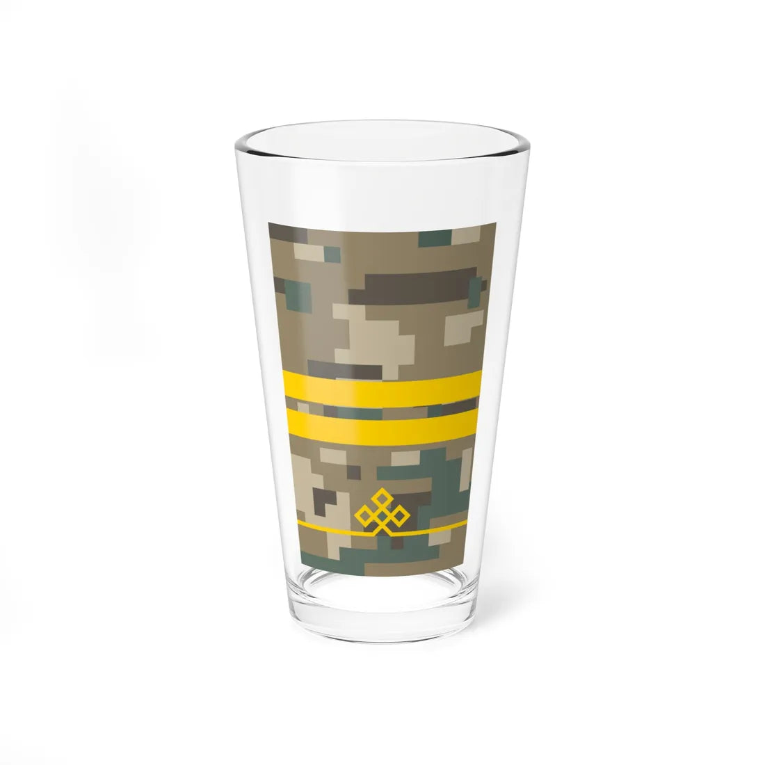 Mongolian Border troops JCPv field (Mongolia) (Military Rank) Pint Glass 16oz 16oz - Go Mug Yourself