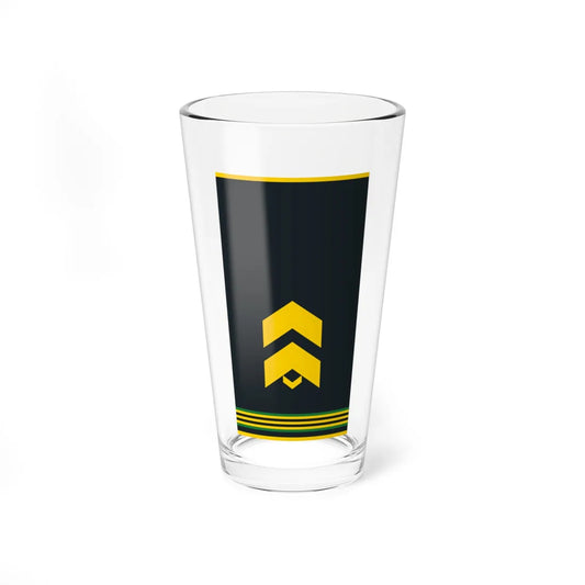 Mongolian Border troops SGT shirt (Mongolia) (Military Rank) Pint Glass 16oz 16oz - Go Mug Yourself