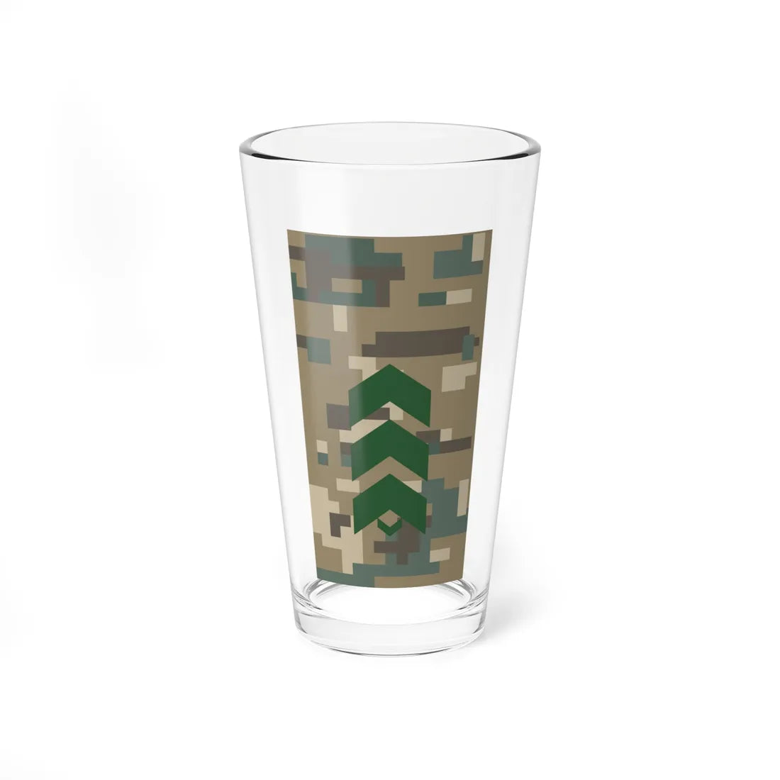 Mongolian Border troops SSG field (Mongolia) (Military Rank) Pint Glass 16oz 16oz - Go Mug Yourself