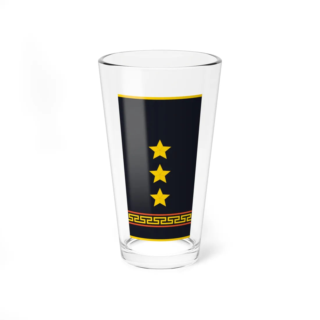 Mongolian Civil defense 1LT shirt (Mongolia) (Military Rank) Pint Glass 16oz 16oz - Go Mug Yourself