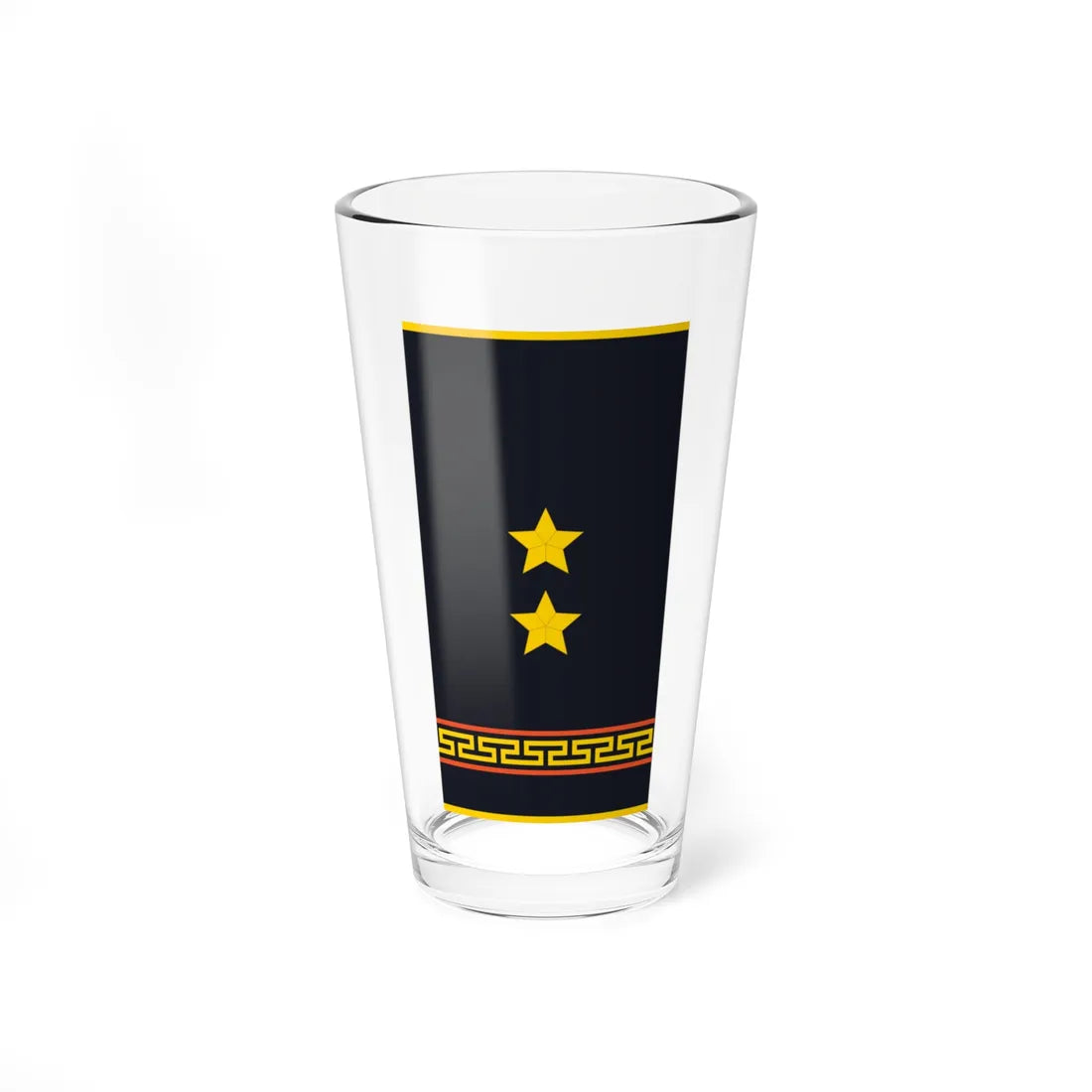 Mongolian Civil defense 2LT shirt (Mongolia) (Military Rank) Pint Glass 16oz 16oz - Go Mug Yourself