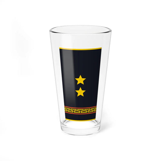 Mongolian Civil defense 2LT shirt (Mongolia) (Military Rank) Pint Glass 16oz 16oz - Go Mug Yourself