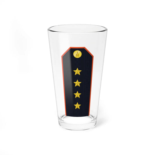 Mongolian Civil defense CPT service (Mongolia) (Military Rank) Pint Glass 16oz 16oz - Go Mug Yourself