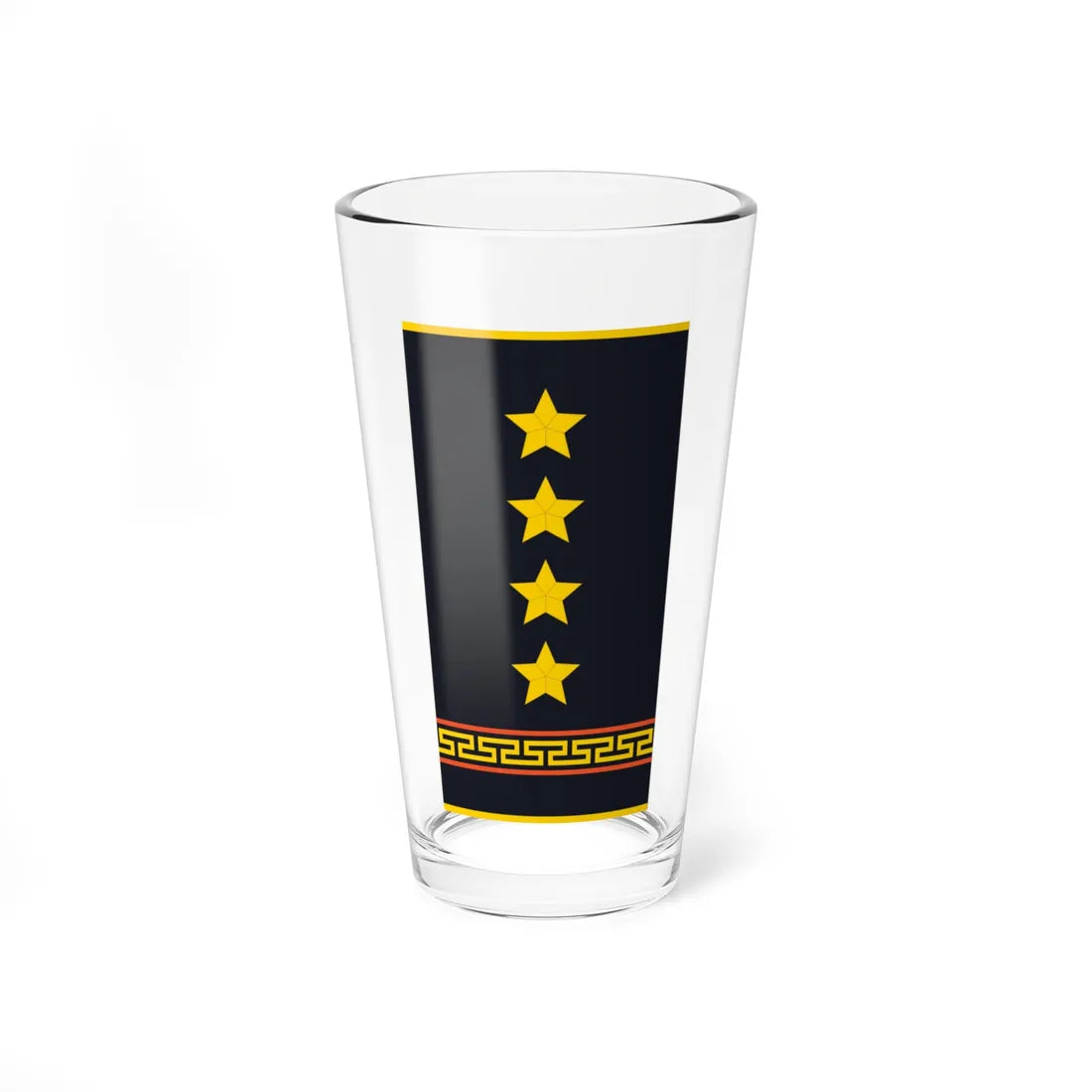 Mongolian Civil defense CPT shirt (Mongolia) (Military Rank) Pint Glass 16oz 16oz - Go Mug Yourself