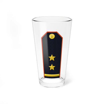 Mongolian Civil defense LTC service (Mongolia) (Military Rank) Pint Glass 16oz 16oz - Go Mug Yourself