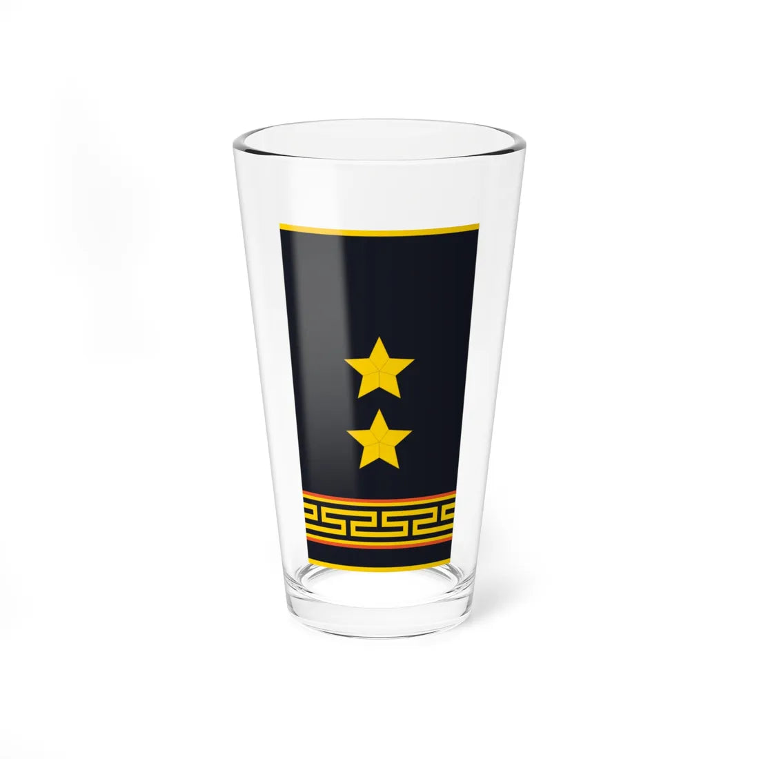 Mongolian Civil defense LTC shirt (Mongolia) (Military Rank) Pint Glass 16oz 16oz - Go Mug Yourself