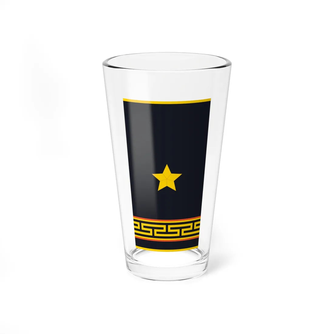 Mongolian Civil defense MAJ shirt (Mongolia) (Military Rank) Pint Glass 16oz 16oz - Go Mug Yourself