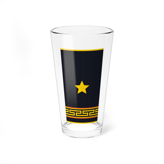 Mongolian Civil defense MAJ shirt (Mongolia) (Military Rank) Pint Glass 16oz 16oz - Go Mug Yourself
