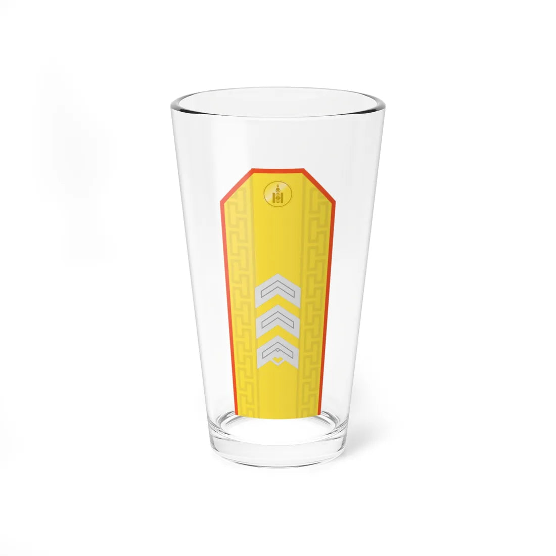 Mongolian Civil defense SSG parade (Mongolia) (Military Rank) Pint Glass 16oz 16oz - Go Mug Yourself