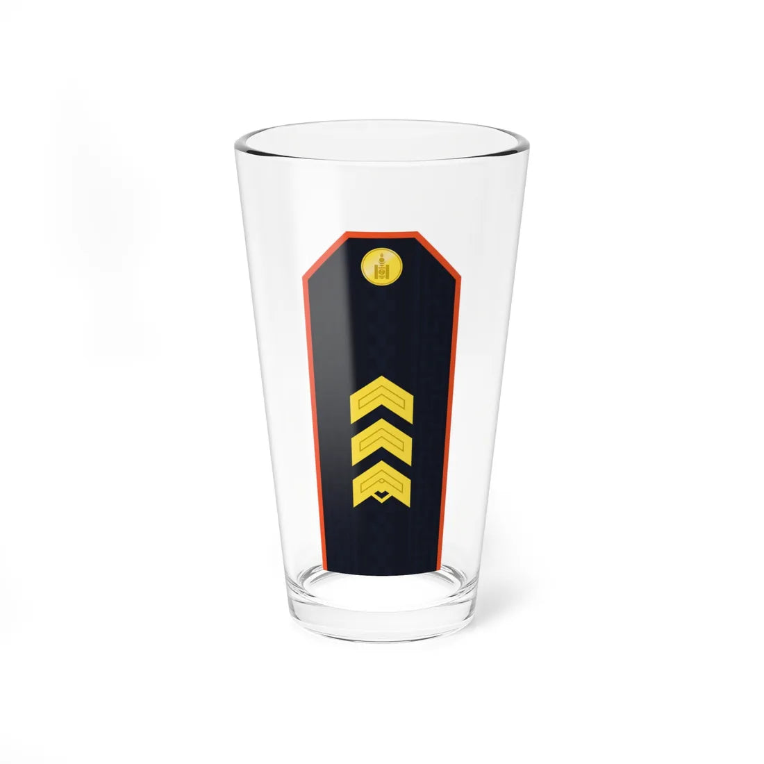 Mongolian Civil defense SSG service (Mongolia) (Military Rank) Pint Glass 16oz 16oz - Go Mug Yourself
