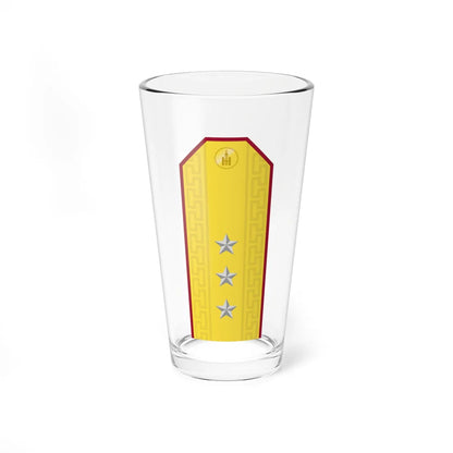 Mongolian Internal troops 1LT parade (Mongolia) (Military Rank) Pint Glass 16oz 16oz - Go Mug Yourself