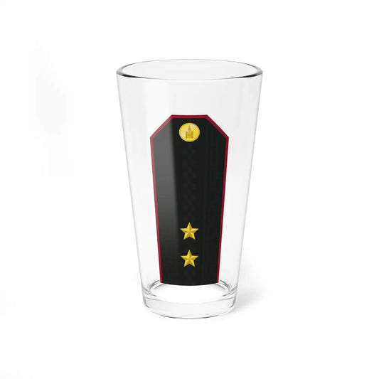Mongolian Internal troops 2LT service (Mongolia) (Military Rank) Pint Glass 16oz 16oz - Go Mug Yourself