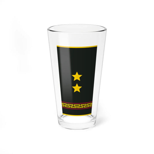 Mongolian Internal troops 2LT shirt (Mongolia) (Military Rank) Pint Glass 16oz 16oz - Go Mug Yourself