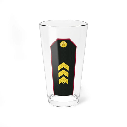 Mongolian Internal troops SSG service (Mongolia) (Military Rank) Pint Glass 16oz 16oz - Go Mug Yourself