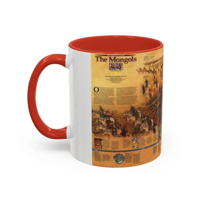 Mongols, The (1996) (Map) Accent Coffee Mug - Go Mug Yourself