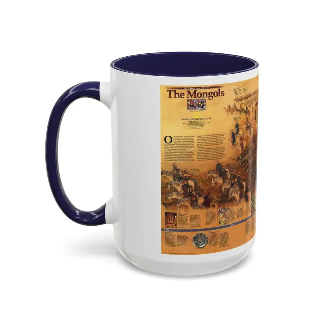 Mongols, The (1996) (Map) Accent Coffee Mug - Go Mug Yourself