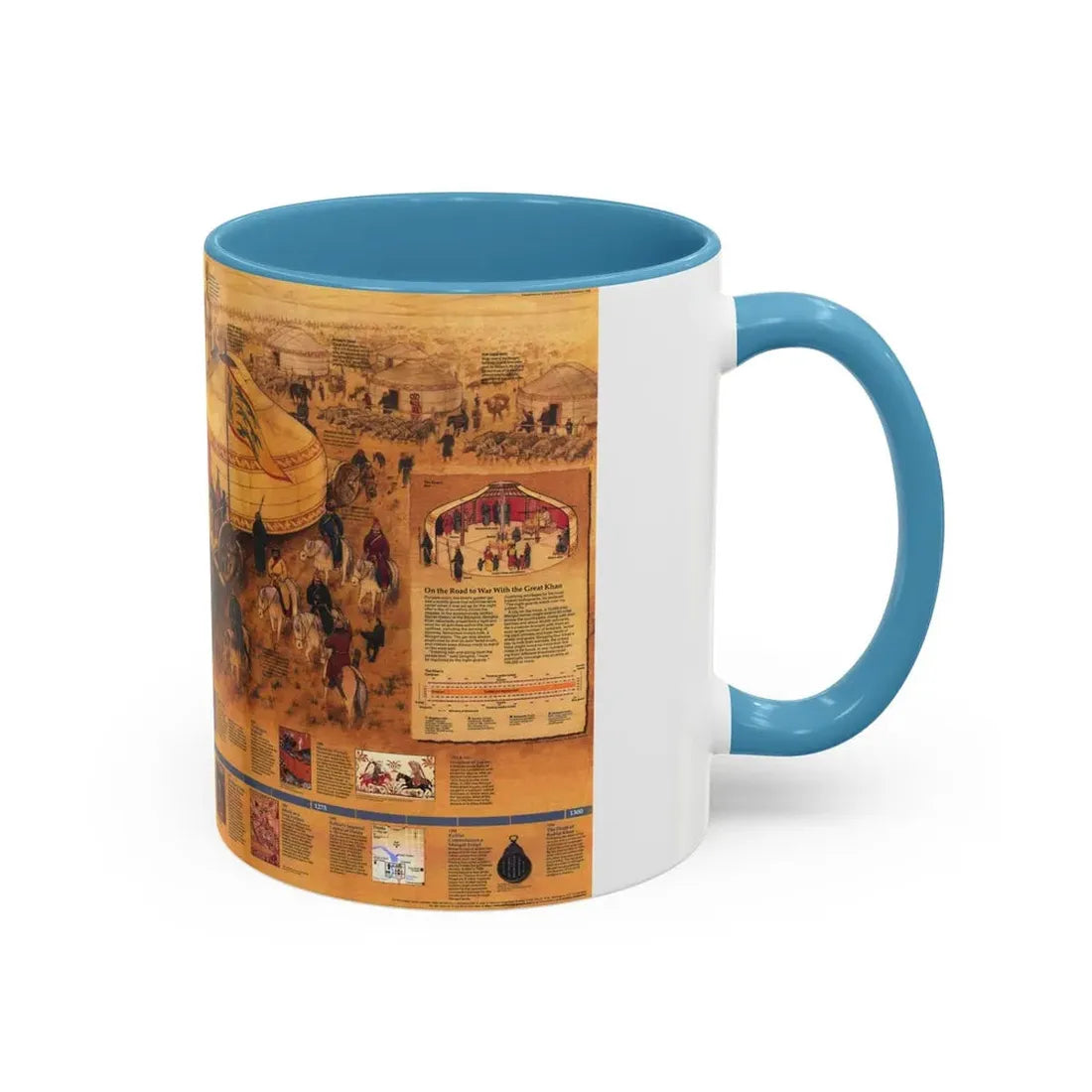 Mongols, The (1996) (Map) Accent Coffee Mug - Go Mug Yourself