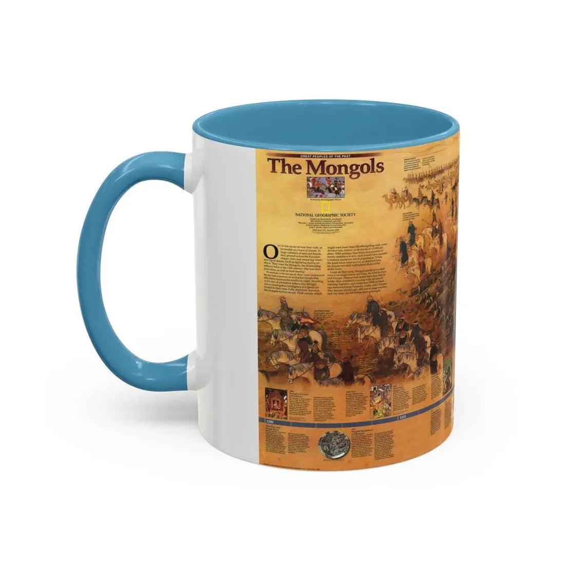 Mongols, The (1996) (Map) Accent Coffee Mug - Go Mug Yourself