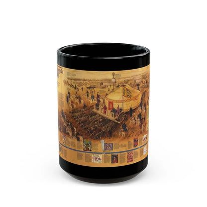 Mongols, The (1996) (Map) Black Coffee Mug-15oz-Go Mug Yourself