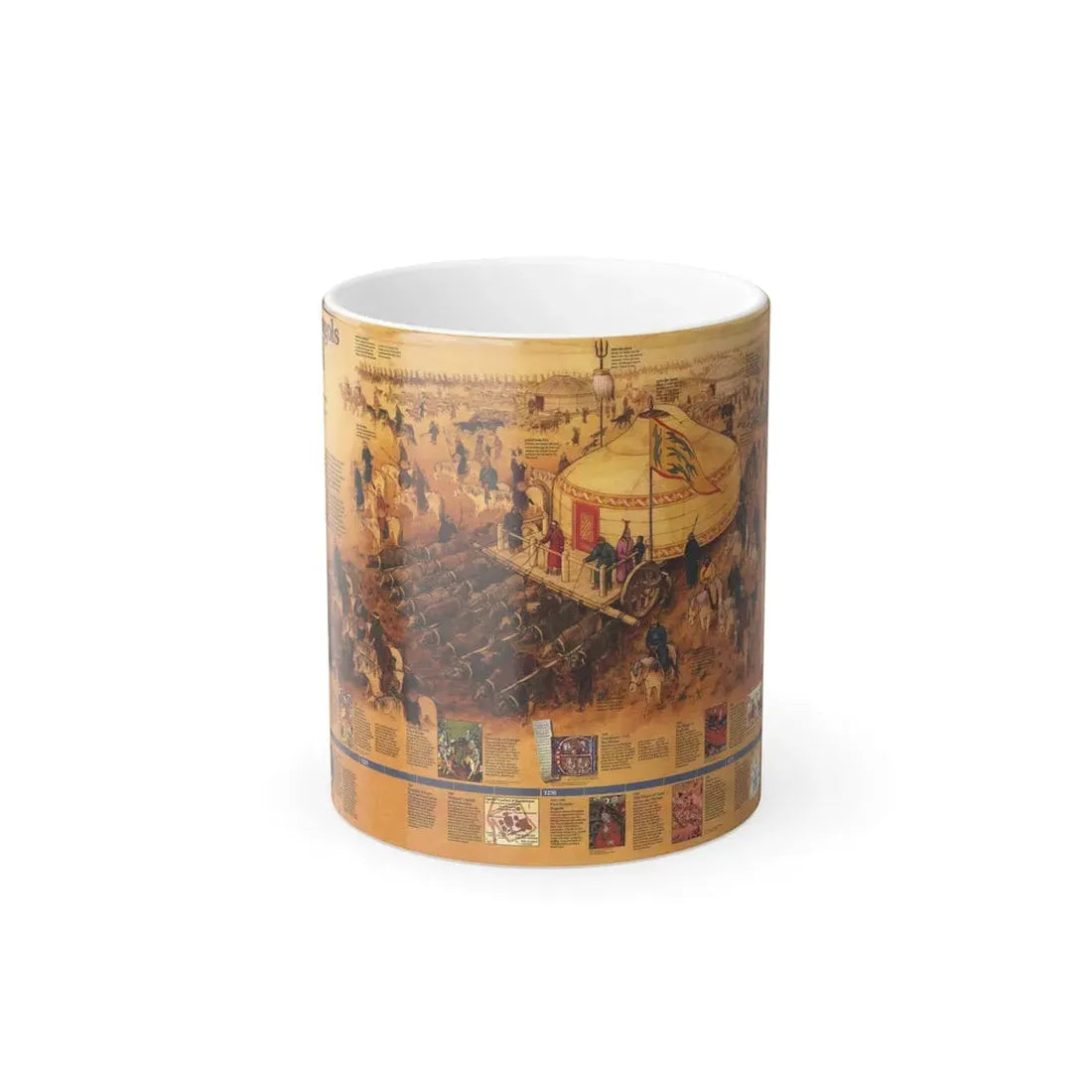 Mongols, The (1996) (Map) Color Changing Mug 11oz Default Title 11oz - Go Mug Yourself
