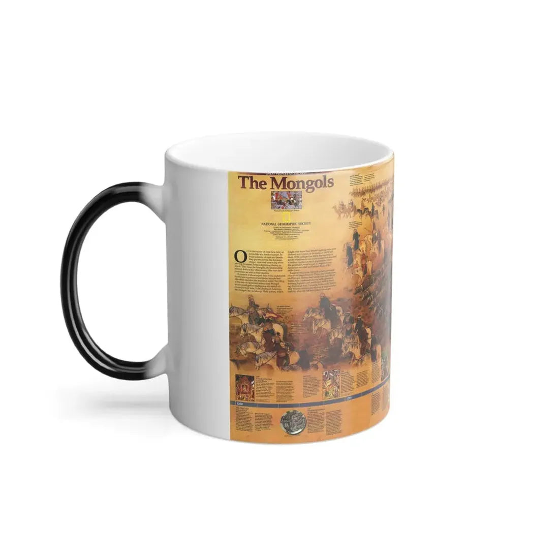 Mongols, The (1996) (Map) Color Changing Mug 11oz - Go Mug Yourself