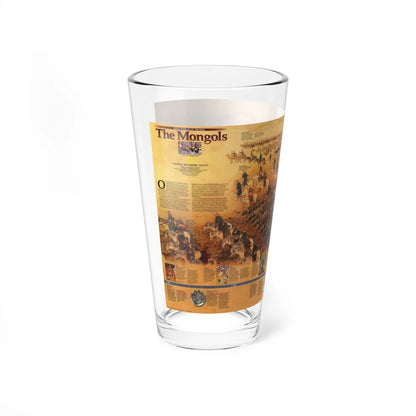 Mongols, The (1996) (Map) Pint Glass 16oz-Go Mug Yourself