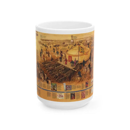 Mongols, The (1996) (Map) White Coffee Mug 15oz - Go Mug Yourself