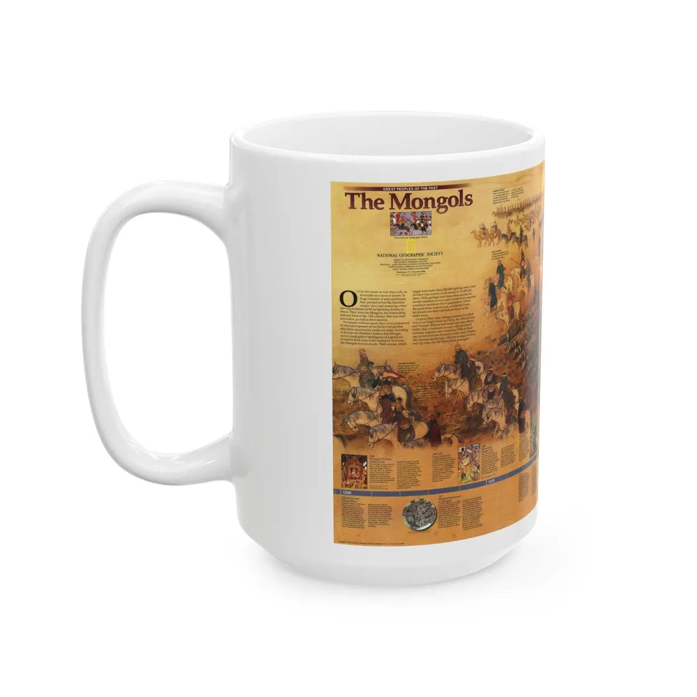 Mongols, The (1996) (Map) White Coffee Mug-Go Mug Yourself