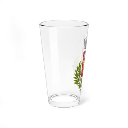 Mongrassano-Stemma (Italy) (Coat of Arms) Pint Glass 16oz - Go Mug Yourself