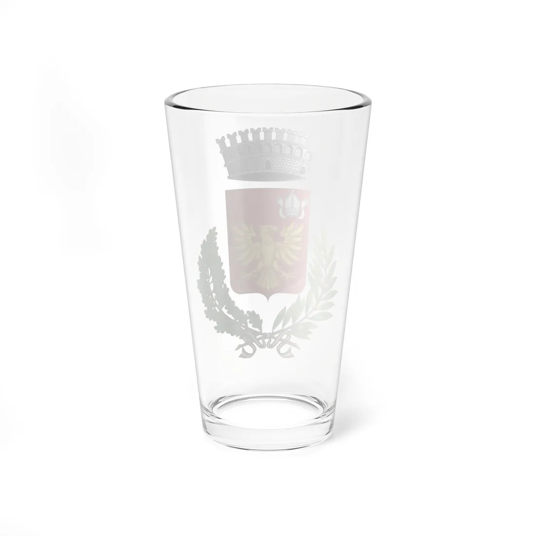 Mongrassano-Stemma (Italy) (Coat of Arms) Pint Glass 16oz - Go Mug Yourself