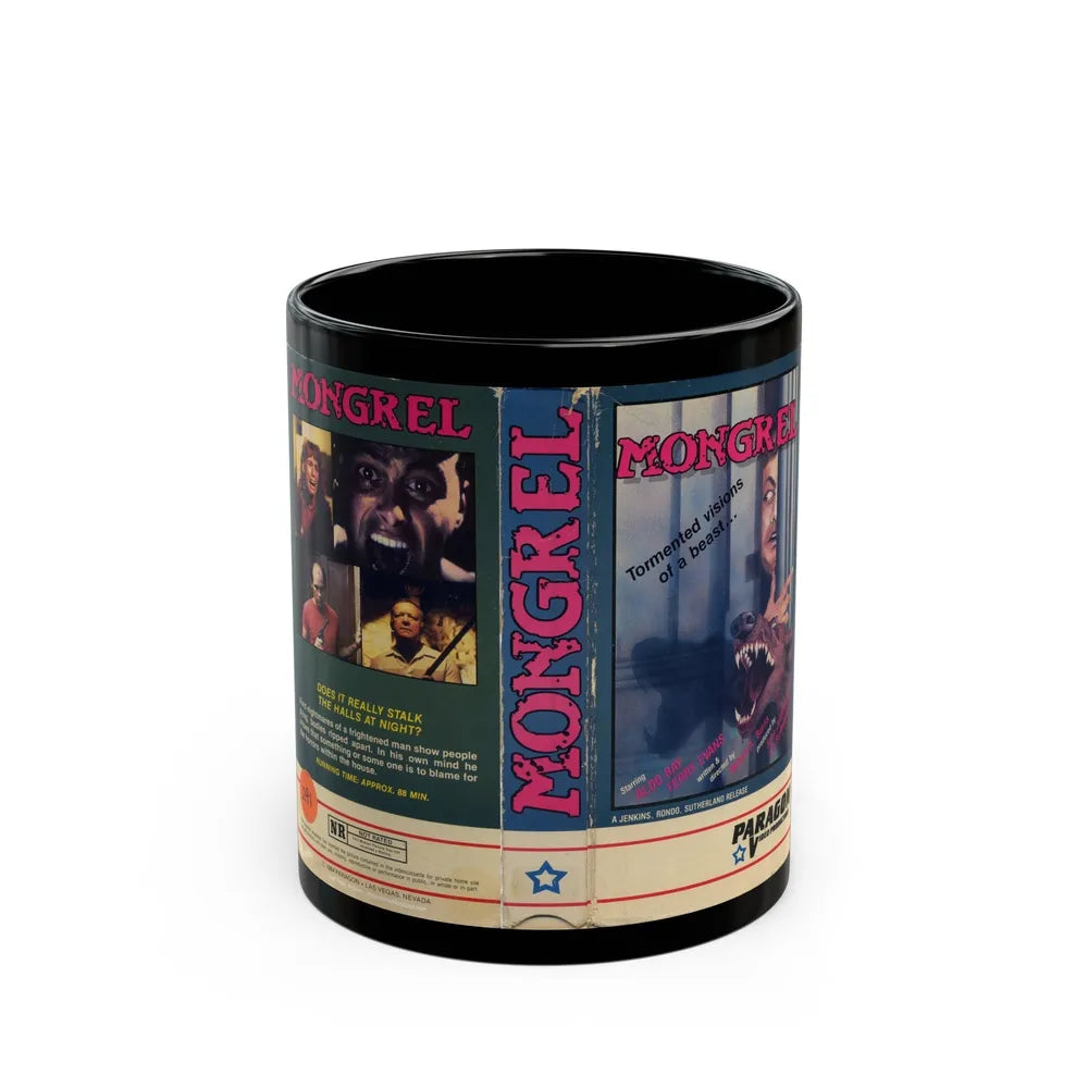 MONGREL (VHS COVER) - Black Coffee Mug-11oz-Go Mug Yourself