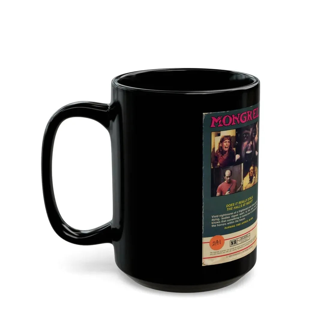 MONGREL (VHS COVER) - Black Coffee Mug - Go Mug Yourself